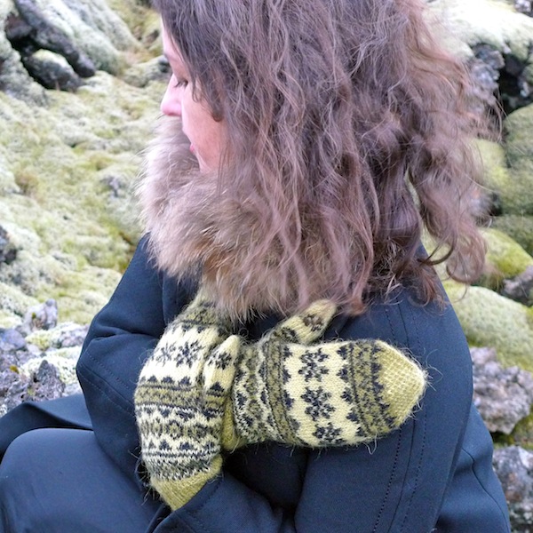 Mosi mittens: traditional Icelandic stranded mittens with Icelandic Gryla plied yarn (3)