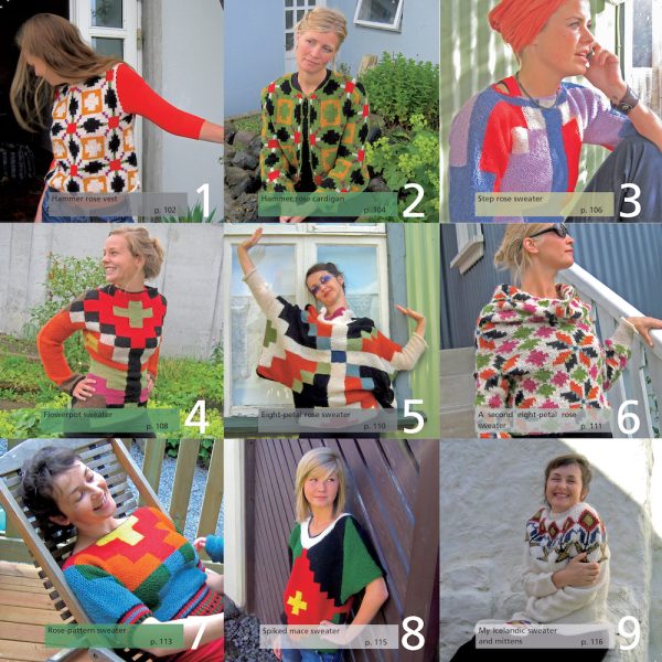 Icelandic Intarsia Knitting: rose-pattern insert knitting in a new light - Image 3