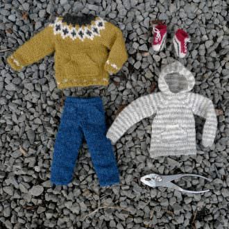 Doll clothes: Lopi set for Bjarni KIT