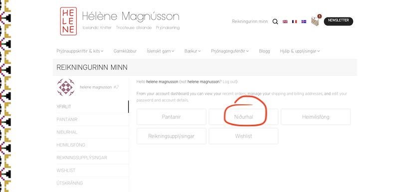Icelandic Knitter – Hélène Magnússon