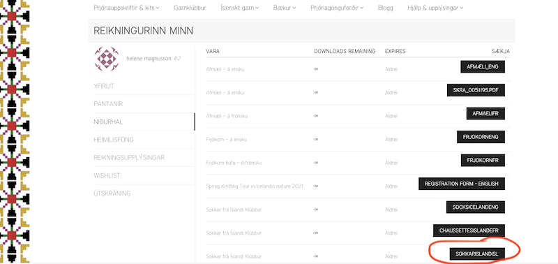 Icelandic Knitter – Hélène Magnússon